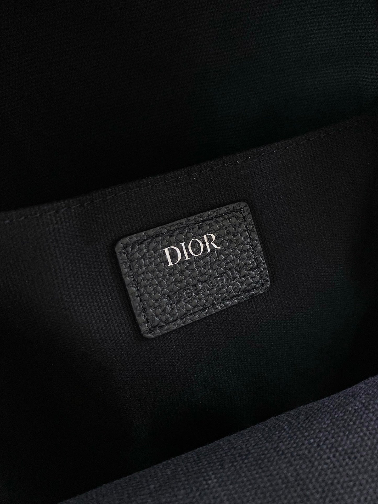 DIOR LARGE BACKPACK 42 BLUE OBLIQUE JACQUARD