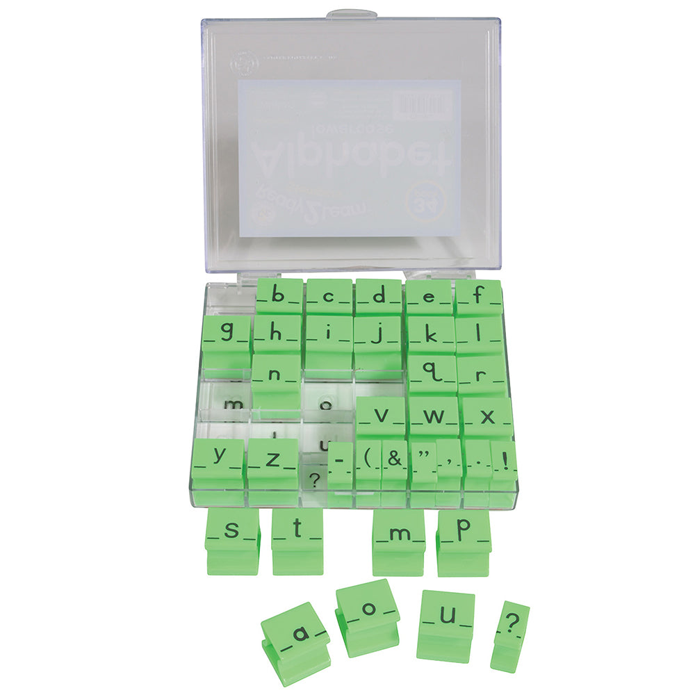 Giant Manuscript Alphabet Stampers - Lowercase