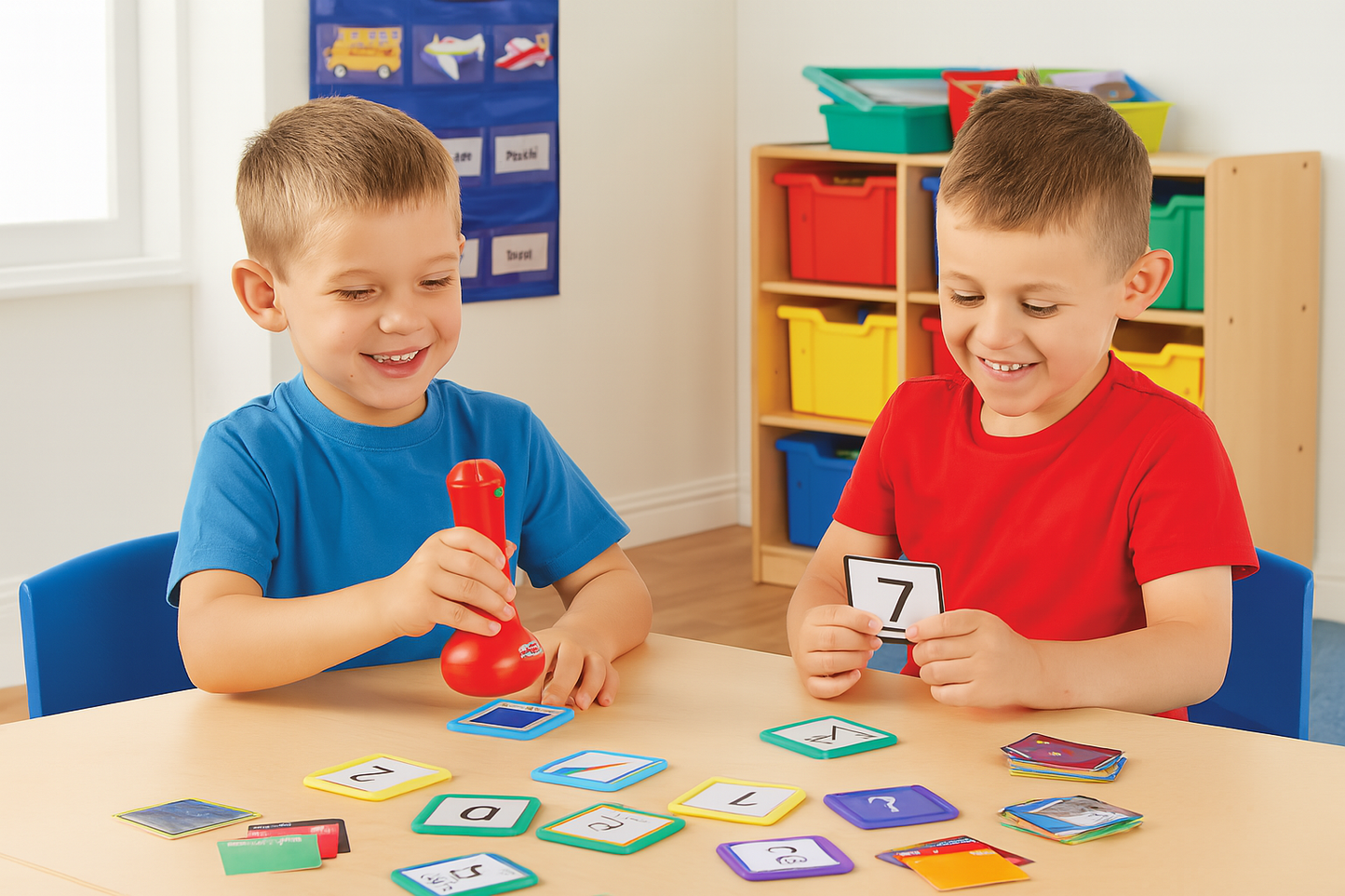 Word Wand Interactive Literacy Game | Voice Recorder with 200 Picture & Blank Cards